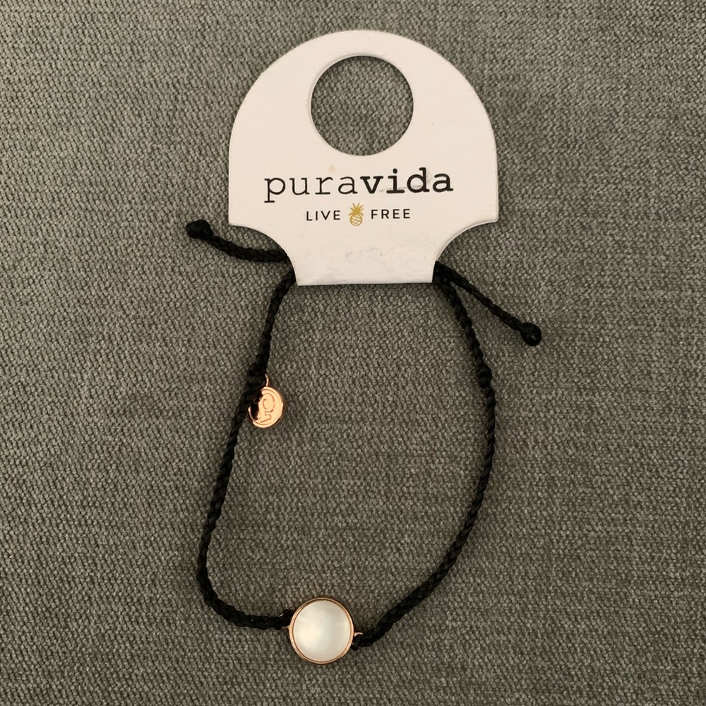 Puravida Black Rope Bracelet